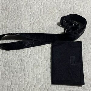 Victoria's Secret Black Wallet with Strap